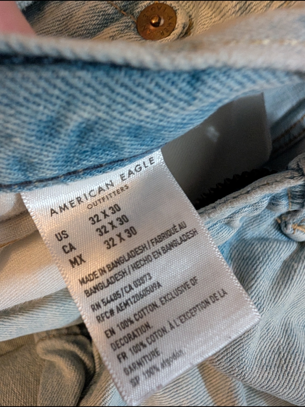 American Eagle Outfitters Pale Blue Bootcut Jeans